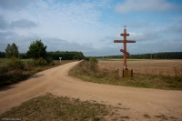 Przydrożny krzyż